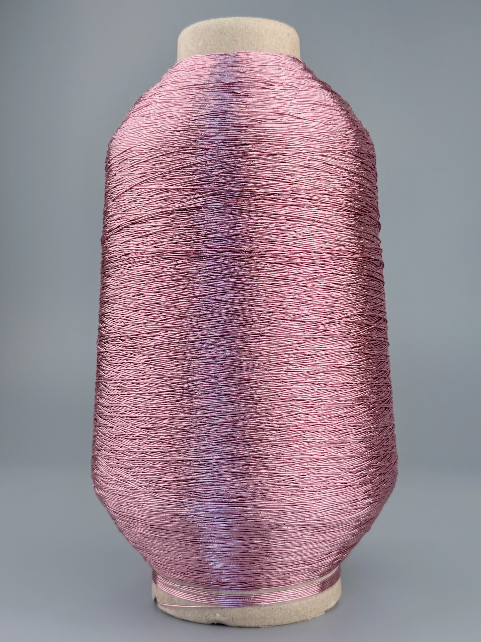 Torcitura di Domaso Zenzero Nm 800 – Viskosegarn mit Metallfaser col. Altrosa 611 foto 2